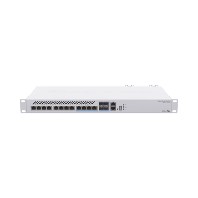 (CRS312-4C+8XG-RM) Cloud Router Switch 8 Puertos 10G RJ45, 4 compartidos RJ45/SFP+ | CRS312-4C+8XG-RM