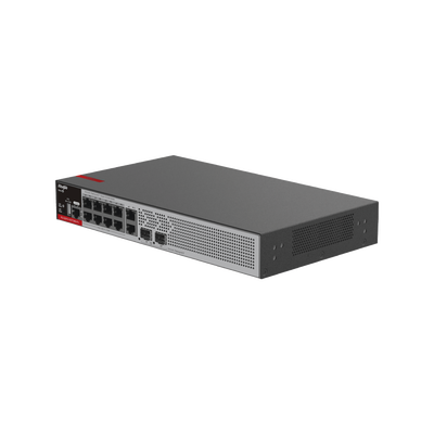 Switch PoE+ Empresarial 125 Watts, Administrable L2+, 8 Puertos PoE Gigabit , 2 Puertos Uplink Gigabit y 2 Puertos Uplink SFP 2.5G | RG-S2915-10GT2MS-P-L