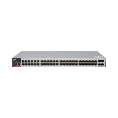 Switch Empresarial, Administrable L2+, 48 Puertos Gigabit y 4 Puertos Uplink SFP 2.5G | RG-S2915-48GT4MS-L