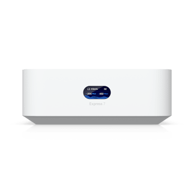 UniFi Express UX7 Cloud Gateway Compacto con WiFi 7, Ejecuta UniFi Network, Alimenta una Red Completa o Funciona como Punto de Acceso | UX7