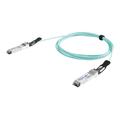 Cable AOC QSFP+ de 40 Gbps a 40 Gbps / Cable de fibra óptica Activo / Longitud: 1 metro | LP-AOC-40G-1M