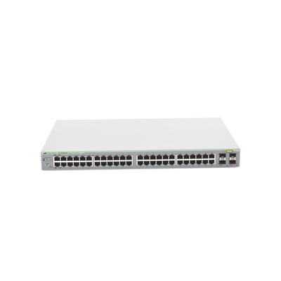 Switch Gigabit WebSmart de 48 puertos 10/100/1000 Mbps (4 x Combo) + 4 puertos gigabit SFP Combo | AT-GS950-48-10