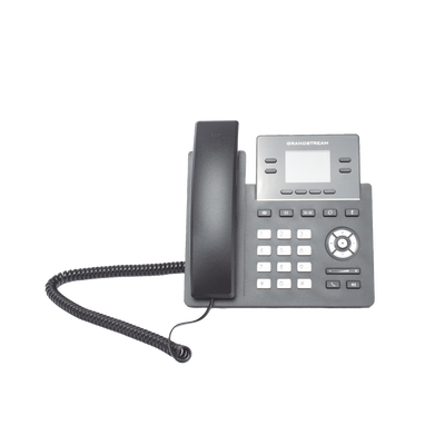 Teléfono IP Grado Operador, 4 líneas SIP con 2 cuentas, puertos Gigabit PoE, pantalla a color 2.4", codec Opus, IPV4/IPV6 con gestión en la nube GDMS | GRP2612G