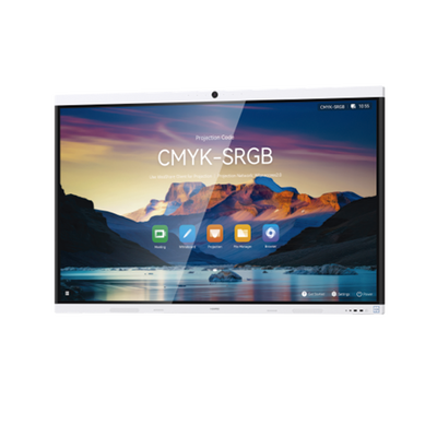 HUAWEI IdeaHub B3, Pantalla interactiva para Colaboración Inteligente, 75", 4K UHD, Harmony, Wi-Fi 6, Seguimiento de Voz, BYOM, Administración desde la Nube Gratis, blanco Jade | IHB3-75SA