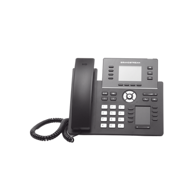 Teléfono IP Wi-Fi, Grado Operador, 4 líneas SIP con 4 cuentas, pantalla a color 2.8", puertos Gigabit, Bluetooth, PoE, codec Opus, IPV4/IPV6 con gestión en la nube GDMS | GRP-2614