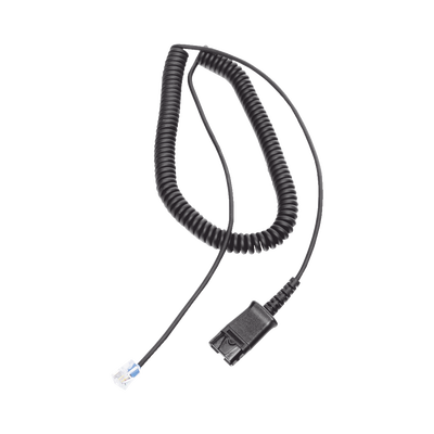 Cable adaptador para diademas modelo HT101, HT201 y HT202 para compatibilidad con teléfonos Grandstream, análogos, digitales, etc. | QD03