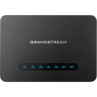 Gateway VoIP con Router NAT / 4 Puertos FXS (Conectar Teléfono Análogo) / Router NAT Gigabit Integrado / Cifrado AES Reforzado / Aprovisionamiento Automático / Soporta SIP y Fax T.38 | HT-814-V2