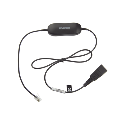 Jabra GN1200 cable con conexión QD y RJ-9 (88001-99) | GN-1200-S
