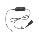 Jabra GN1200 cable con conexión QD y RJ-9 (88001-99) | GN-1200-S