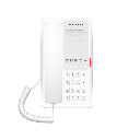 Teléfono IP para Hotelería, Puerto USB-A para Carga, 5 Teclas Programables para Servicio Rápido (Hotline), Plantilla Personalizable con PoE | H4W