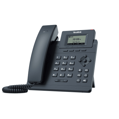 Teléfono IP Empresarial Yealink SIP T30P con 1 Línea SIP y Conferencia de hasta 5 Participantes | SIP-T30P