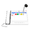 Teléfono IP Color Blanco Android 9.0 Empresarial para voceo 20 líneas SIP, pantalla táctil, Wi-Fi y Bluetooth, PoE, Voceo/ Musica por Multicast, puertos Gigabit, Sofware de Enfermeria | A320IW