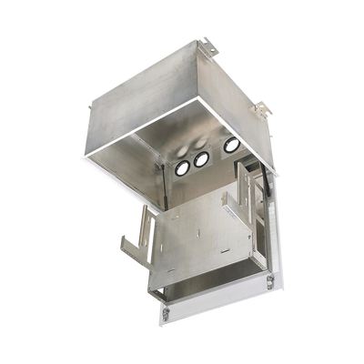 Gabinete PanZone Premium, de Montaje en Techo, Con 2 UR Para Equipo Activo y 6 UR Para Paneles de Parcheo, Fabricado en Acero, Color Blanco | PZICEA