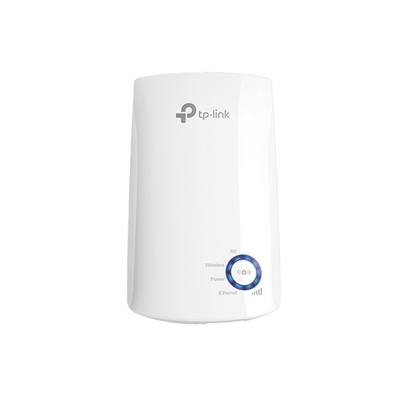 Repetidor / Extensor de Cobertura WiFi N, 300 Mbps, 2.4 GHz , con 1 puerto 10/100 Mbps | TL-WA850RE