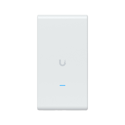 Punto de Acceso UniFi WiFi 6 Mesh Pro/ 2.4 y 5 GHz / MU-MIMO 2x2 por banda / para exterior IPX6 / 2 puertos GbE (x1 PoE IN, x1 puerto de red) hasta 250 dispositivos, montaje en pared o mástil | U6-MESH-PRO