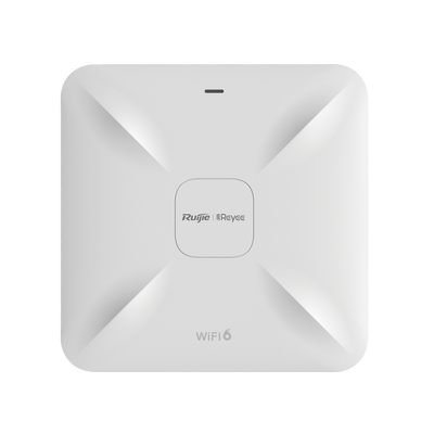 Punto de Acceso Mesh Wi-Fi 6 para Interior, se Instala en Techo o Pared, hasta 512 Usuarios y 2.97 Gbps, Doble Banda 802.11ax MU-MIMO 2x2 | RG-RAP2260