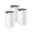 Kit 3 Routers Inalámbricos MESH Interior para Hogar / Doble Banda Wi-Fi 5 AC1900 Mbps / 3 Puerto Gigabit WAN/LAN / 3 Antenas Internas / Administración Mediante la App Deco (iOS, Android) | DECOS7-3PACK