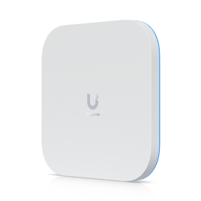 UniFi Enterprise Access Point E7, WiFi 7, 2.4/5/6GHz, 10 Cadenas Espaciales, Analizador Espectral en Tiempo Real, Hasta 1000 Dispositivos, (1) Puerto 10G RJ45 y (1) Puerto 1G RJ45 para Alta Disponibilidad de Energía y Datos | E7