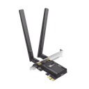 Adaptador PCIe inalámbrico doble banda AX3000 Mbps / Seguridad Inalámbrica WPA3 /Antena de alta ganancia / Tecnología MU-MUMO 2X2 / Soporte de perfil bajo y Altura completa / Bluetooth 5.2 | ARCHER-TX55E