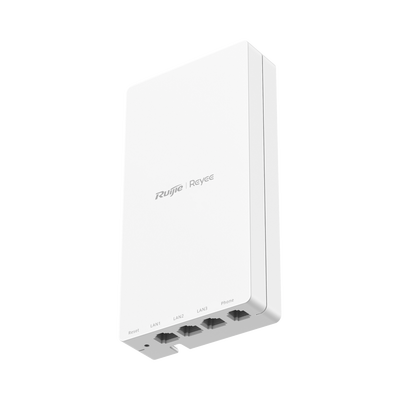 e-Lighten ONU / Punto de Acceso Hibrido Para solución de Fibra, Uplink Gigabit para Fibra SC/UPC, 3 puertos LAN Gigabit, 1 Puerto Análogo Telefonía | RG-APF1250