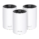 Router Inalámbrico MESH Interior para Hogar / Doble Banda Wi-Fi 6E AX5400 Mbps / 3 Puerto Gigabit WAN/LAN / 4 Antenas Internas / Administración Mediante la App Deco (iOS, Android) / Protección HomeShield | DECO-XE75PRO-3PACK