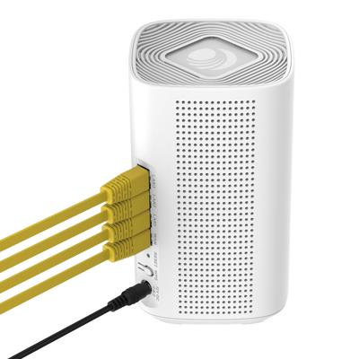 Router Home Mesh RV22 Ideal para Soluciones Residenciales / Doble Banda (2.4 y 5 GHz) / Wi-Fi 6 / Capacidad de: 2.5 Gbps (5 GHz), 600 Mbps (2.4 GHz) / Gestión vía Software para Administrador y Usuario Final desde la nube cnMaestro | RV22USA00-RW