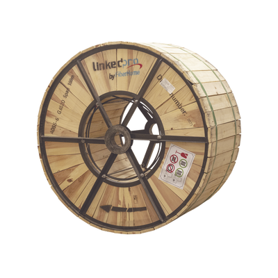 Carrete de 4 km de Fibra Óptica Aérea (ADSS) G.652D, Monomodo de 6 Hilos, Exterior, Span 100, Loose Tube | OC-ADSS-06C-S100/4KM