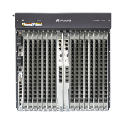 OLT GPON OptiXAccess Carrier Class con 1 tarjeta de 16 puertos GPON, 15 ranuras, 2 Fuentes de alimentación DC, 11 UR | EA5800-X15