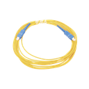 Jumper de Fibra Óptica Monomodo SC/UPC - SC/UPC Simplex, Color Amarillo, 5 Metros (16.40 Pies) | LP-FO-SCU-SCU-05