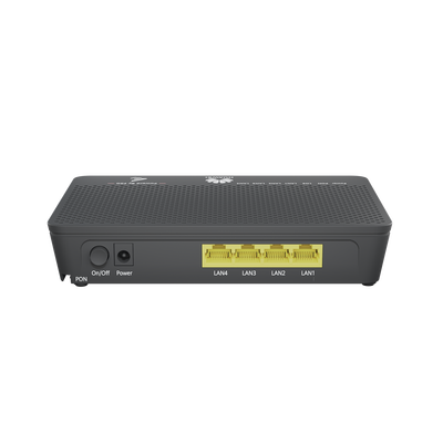 HUAWEI MiniFTTO - ONU Switch Gigabit / 4 puertos 10/100/1000Mbps + 1  PON (SC/UPC)/ Downstream 2.488 Gbps / Upstream 1.244 Gbps / modo puente / Administración Nube | F100D-4G
