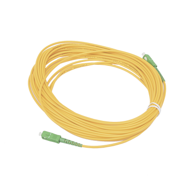 Jumper de Fibra Óptica Simplex, Monomodo, con Conectores SC/APC-SC/APC, 10 Metros (32.81 Pies) | OFC-SC/APC-SC/APC-S-30-10