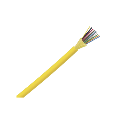 Cable de Fibra Óptica de 12 Hilos, Monomodo OS2 9/125, Interior, Tight Buffer 900um, No Conductiva (Dieléctrica), OFNP (Plenum), Precio Por Metro | FSDP912Y