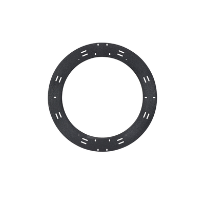 Raqueta de Almacenamiento y Gestión de Holgura Para Cables, de 60.96 cm (24 Pulgadas) de Diámetro, Instalación en Pared o en Rack, Incluye 8 Cintas de Contacto de 30.48 cm (12 Pulgadas), Color Negro | WMFS24