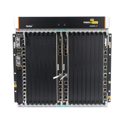 OLT Carrier Class Modular GPON, 16 Ranuras de Servicio, Incluye 1 Tarjeta de Servicio, crecimiento hasta 256 puertos GPON o 128 XGPON, Gestión por UNM2000, CLI, (Incluye Instalación de Software UNM2000) | AN6000-17