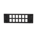 Placa Para 12 Adaptadores de Fibra Óptica, Uso con Gabinetes FPONE3 y FPONE4 | FPONEAP12