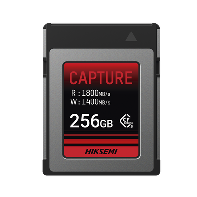 Memoria CFexpress tipo B / Clase 10 de 256 GB / Especializada para Cámaras de Fotografía y Video  / 1800 MB/s Lectura / 1400 MB/s Escritura | HS-CFE-E300/256G
