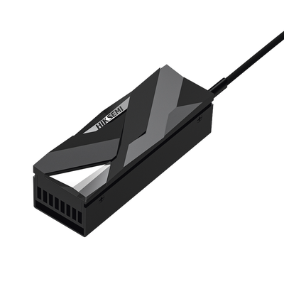 Disipador de calor Activo para SSD M.2 / Aleación de Aluminio / Fácil de Instalación / Ideal para PC de Escritorio | HS-RADIATOR-MHF1