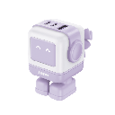 Cargador RobotGaN de 65W Serie UNO | 3 Puertos de Carga Rápida | 2 USB-C | 1 USB-A | PD 3.0 | QC 4.0 | Carga Inteligente | Tecnología GaN II | Zapato Magnético Extraíble | Carcasa Ignífuga | Pantalla LED | 35314B