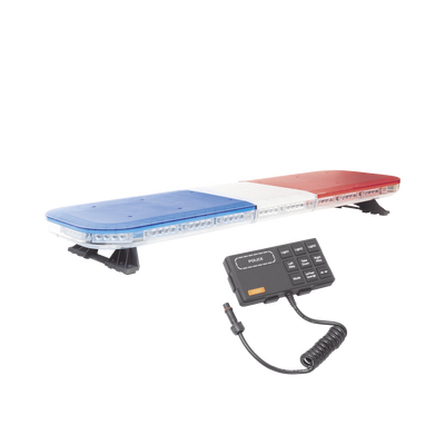 Barra de luces de 47" rojo/azul, 88 LED, con control de tráfico en color rojo/azul, ideal para equipar unidades de seguridad pública | X67RB