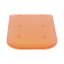 Domo lateral de reemplazo para barra de luces X67A, color ámbar | Z67-DLA