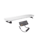 Barra de luces de 47" rojo/azul, 88 LED, con control de tráfico en color ámbar, ideal para equipar unidades de seguridad publica | X67-RBA