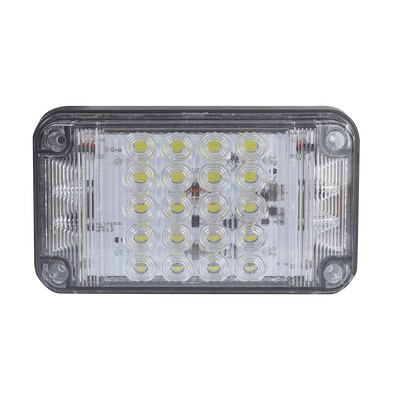 Luz de Advertencia de 7X4", Color Claro, Con Luces de Trabajo, Ideal para Ambulancias | XLTE2345W