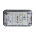 Luz de Advertencia de 7X4", Color Claro, Con Luces de Trabajo, Ideal para Ambulancias | XLTE2345W
