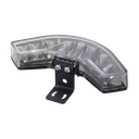 Luz Esquinera, 9 LED, ámbar, SAE Clase I, lente transparente | SPV9A