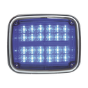 Luz de advertencia de 8 X 6", Color Azul, SAE,  IP67, Ideal para Ambulancias | XT1895B