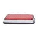 Luz de Advertencia de 7X3", Color Rojo, Ideal para Ambulancias | XLTE295R
