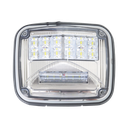 Luz de advertencia de 8 X 6", Color Claro, Con Luz de Trabajo Clara, Ideal para Ambulancias | XLTE1755W