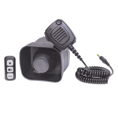 Sirena/Bocina Compacta Para Motocicleta de 30 Watts, Incluye Controlador y Microfono | SP32