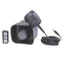 Sirena/Bocina Compacta Para Motocicleta de 30 Watts, Incluye Controlador y Microfono | SP32