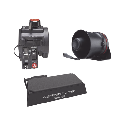 Kit para motocicleta EPCOM INDUSTRIAL, sirena/bocina de 100 Watt y controlador | KITMOTOEPCOM2